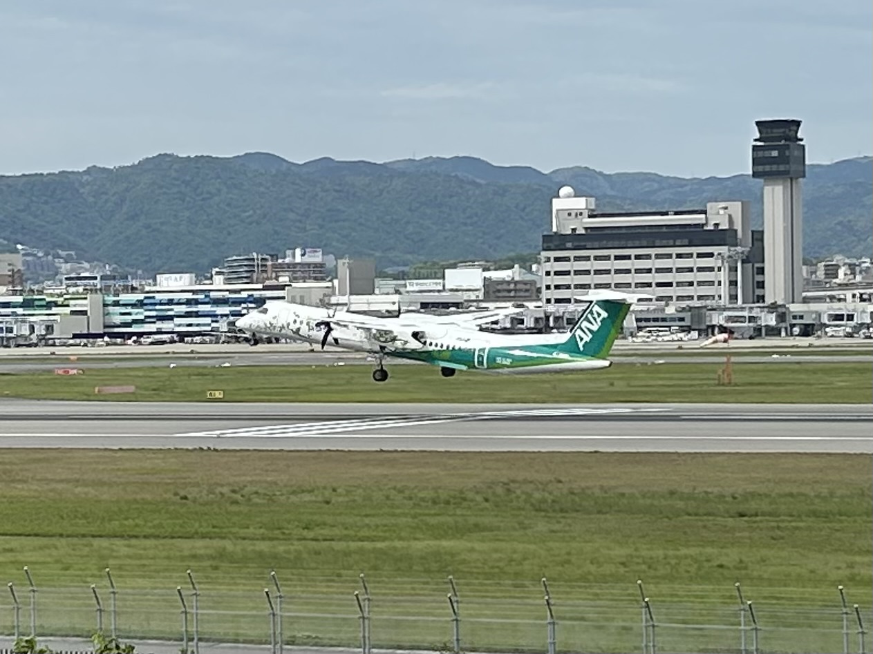 伊丹スカイパーク！飛行機が真横を飛んでいく公園、何度来ても最高