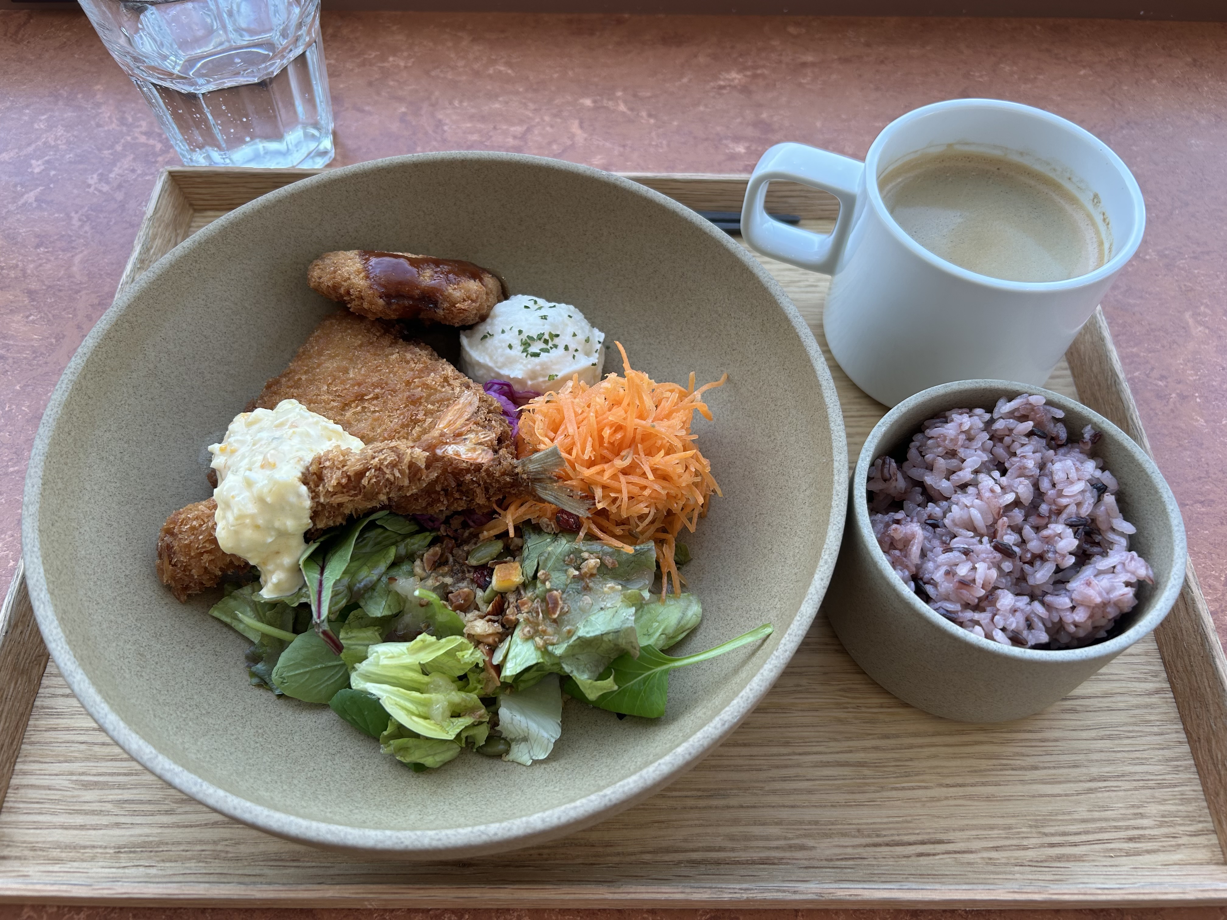 アジフライ定食