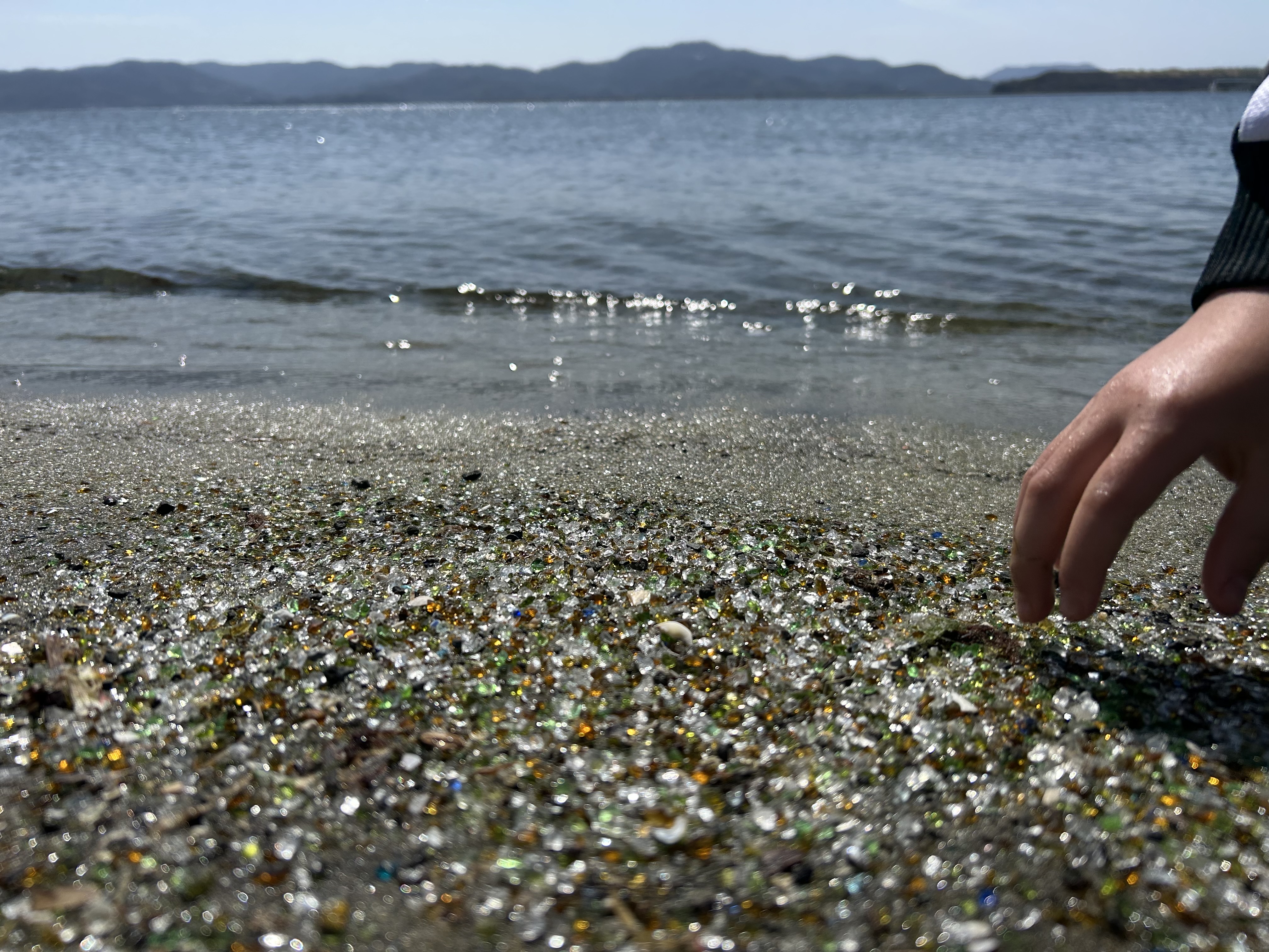 ガラスの砂浜